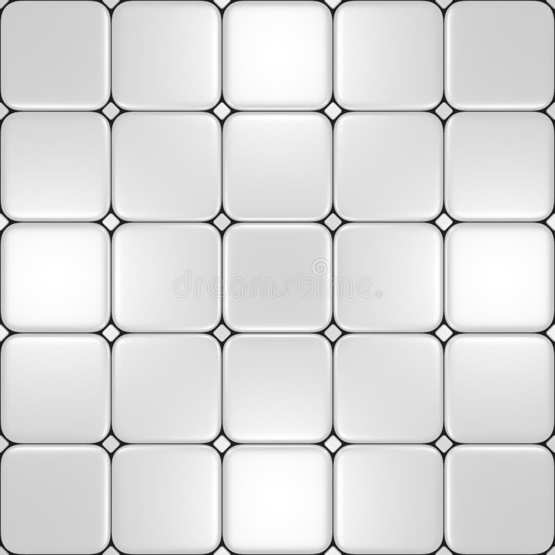 White floor which can be used as mosaic for computer background or 3d illustrations. White floor which can be used as mosaic for computer background or 3d illustrations