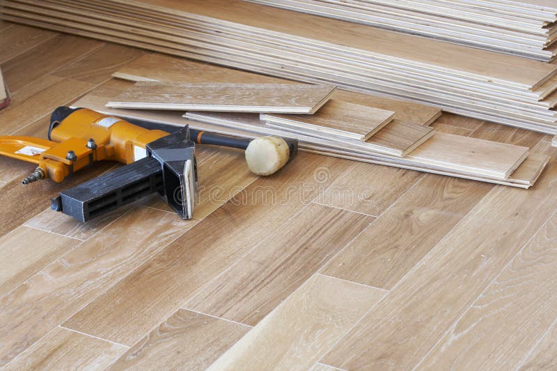 Floor installation royalty free stock photo