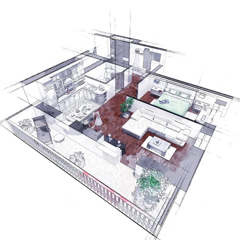 Floor plan sketch