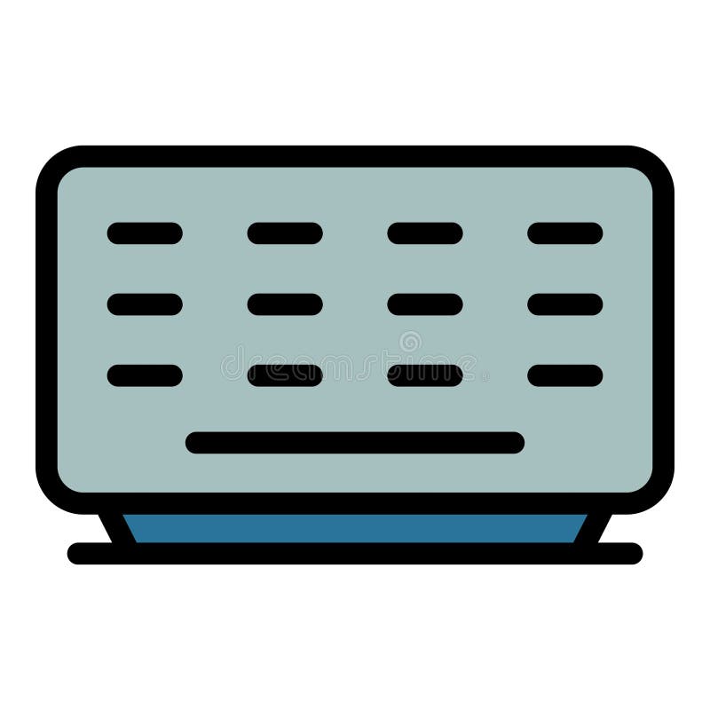 Floor radiator icon vector flat vector illustration