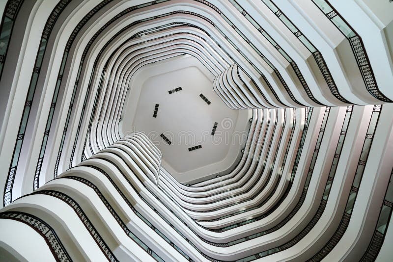 Floors with balconies interior