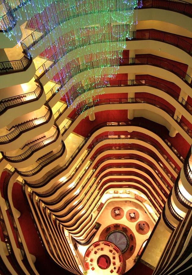 Floors with balconies interior