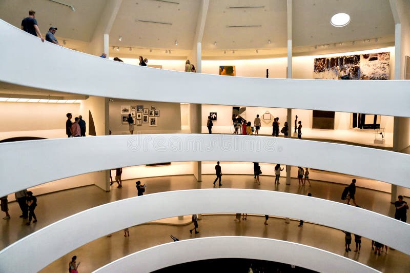 Floors in the Guggenheim Museum in New York City