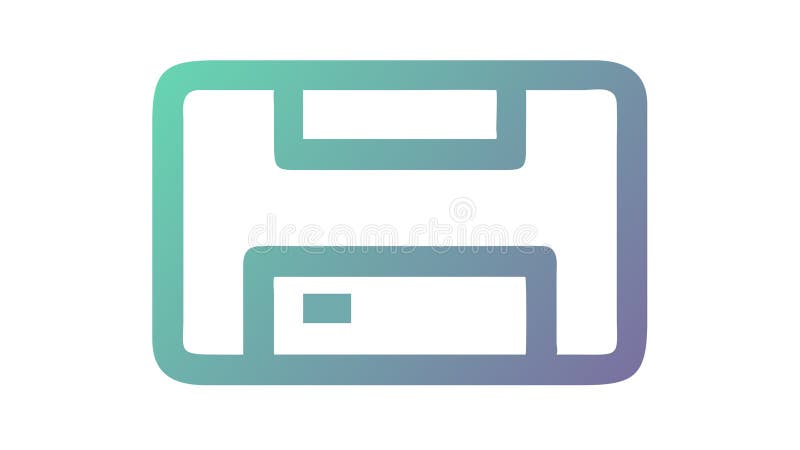 Floppy disk icon, representing data storage or saving , vector design Generative AI stock illustration