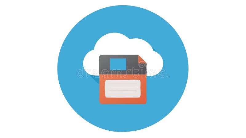 Floppy Disk Save Icon Flat Design Style, vector design Generative AI. A flat design vector icon of a floppy disk, widely recognized as the save icon. This graphic is essential for file management software or any application where saving progress is needed. Its vintage look is instantly understood. Suitable for productivity software cloud storage interfaces and application toolbars, vector design Generative AI