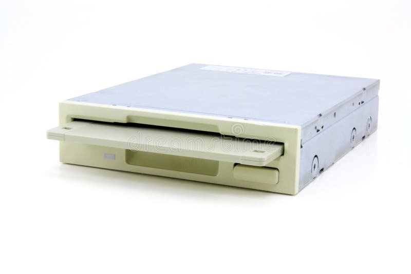 Floppy Drive With Floppy Disk Stock Image Image of hardware, computer