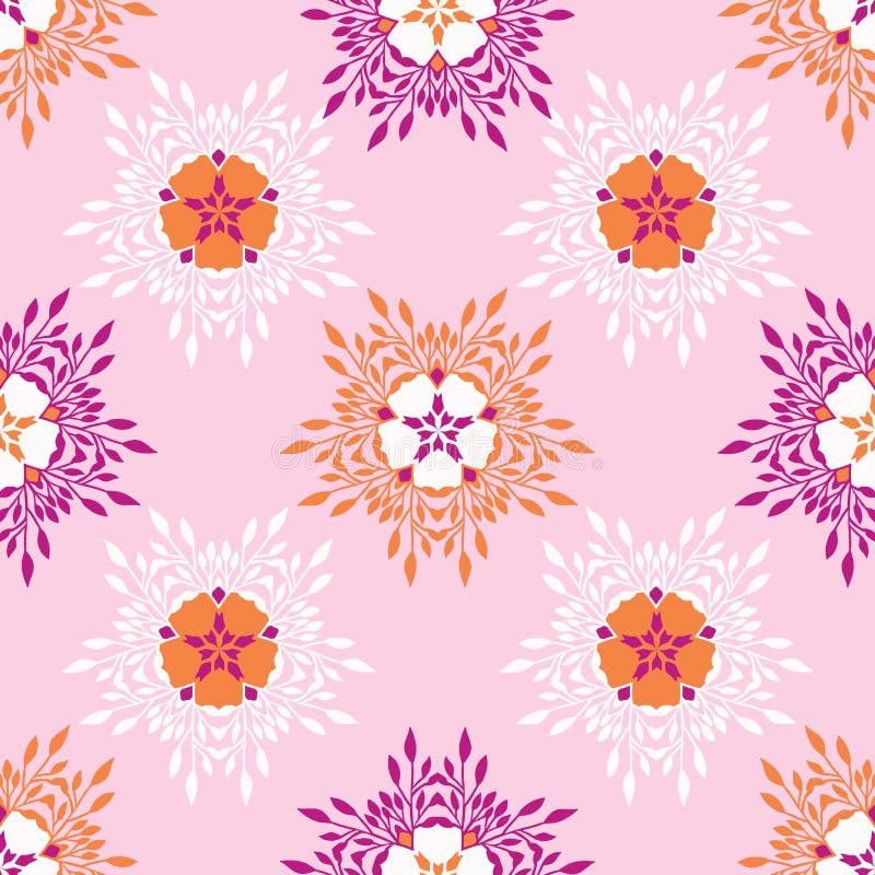 A flor de Boho floresce por todo o lado no vetor da cópia Teste padrão de repetição sem emenda floral colorido ilustração royalty free A flor de Boho floresce por todo o lado no vetor da cópia Teste padrão de repetição sem emenda floral colorido ilustração royalty free