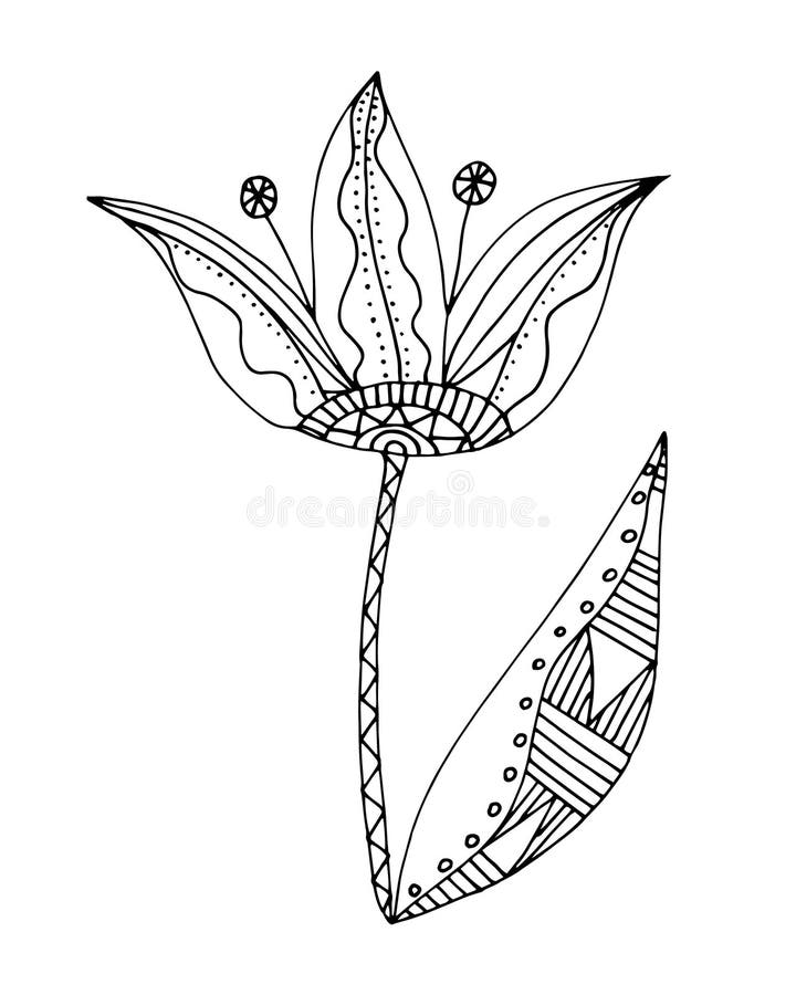 Desenhos Fáceis De Arte Em Zentângulo Floral Com Desenho