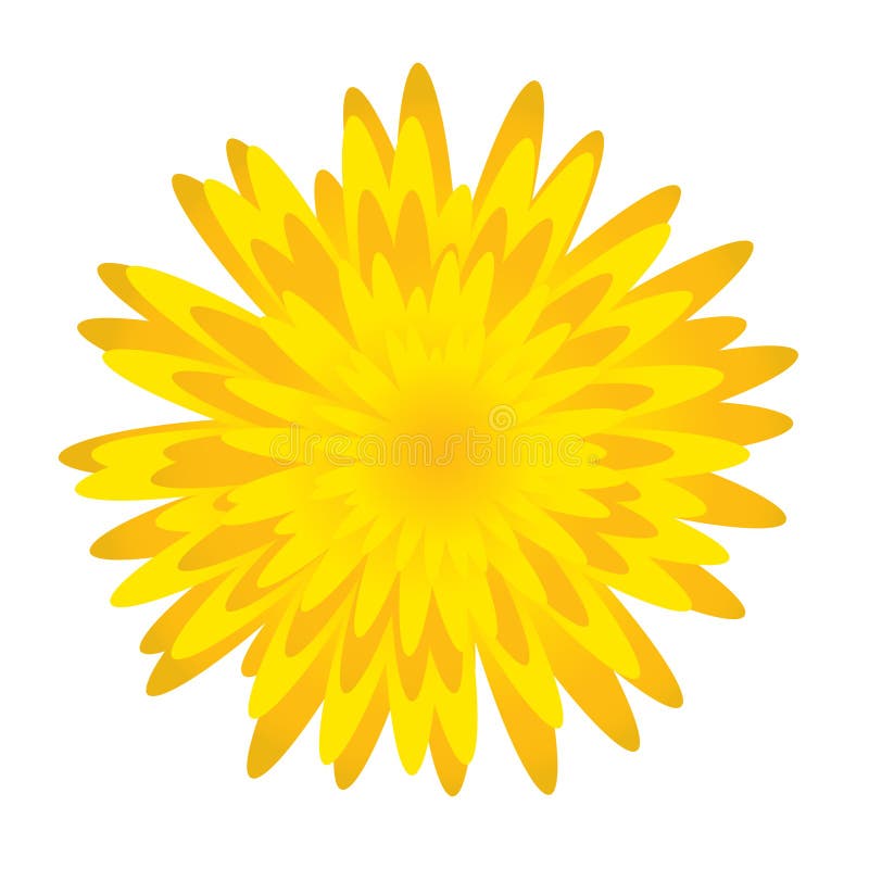 Flor de Dandelion.Spring ilustração stock Flor de Dandelion.Spring ilustração stock