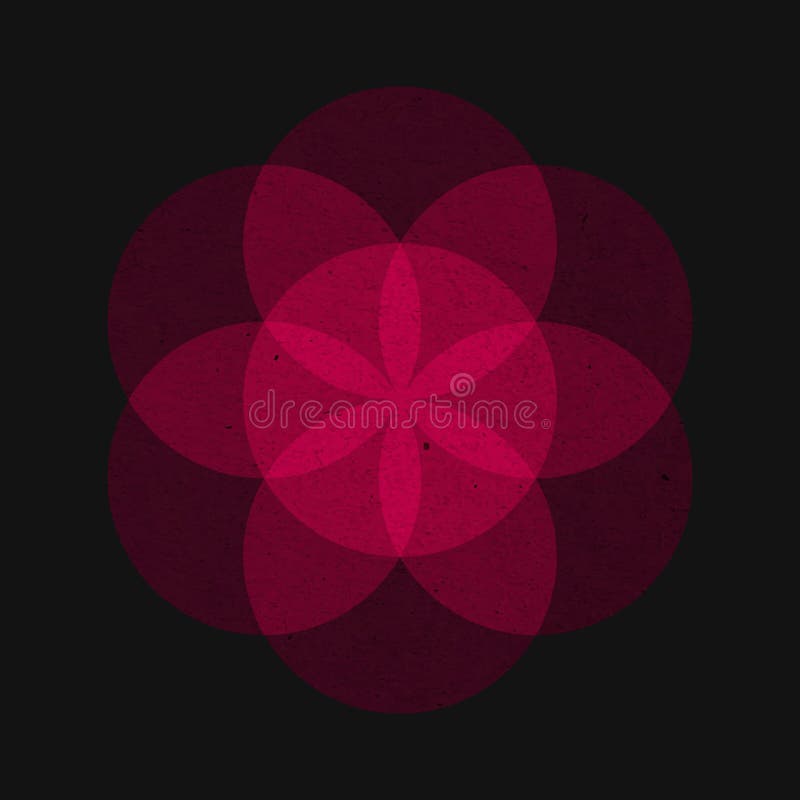 Flor de la vida, vector stock de ilustración Flor de la vida, vector stock de ilustración