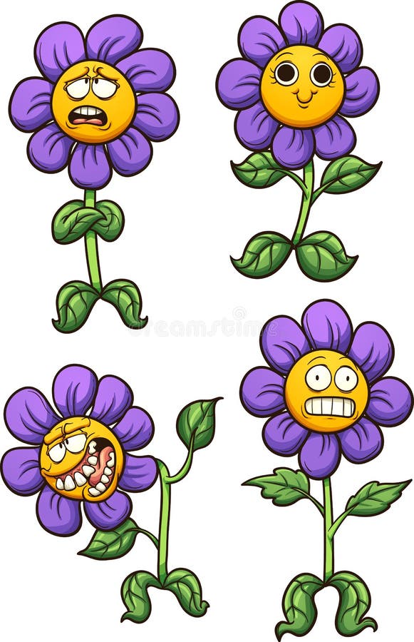 Flor púrpura stock de ilustración Flor púrpura stock de ilustración
