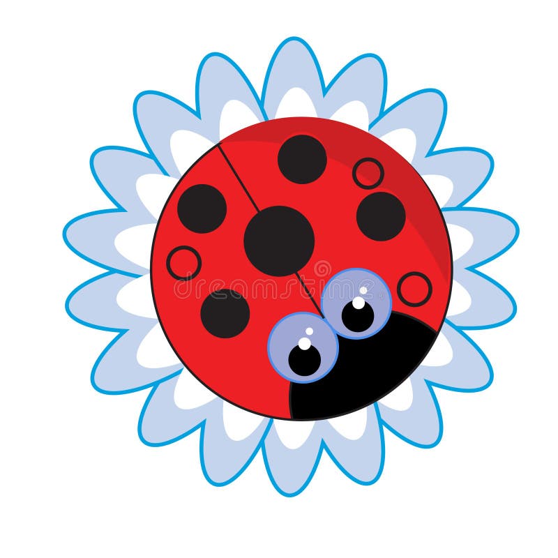 Flor roja del fallo de funcionamiento libre illustration Flor roja del fallo de funcionamiento libre illustration