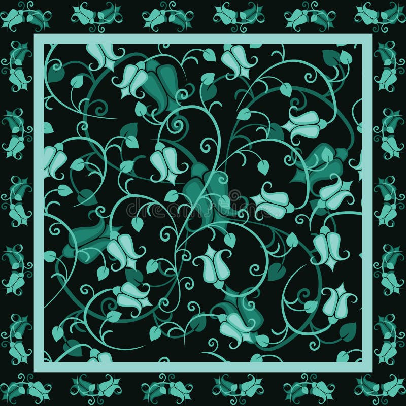 Floral royalty free illustration