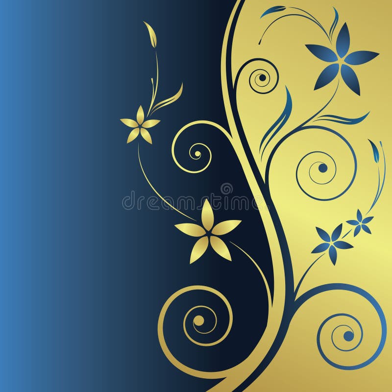 Floral abstract background