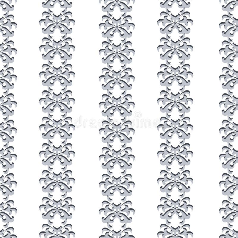 Floral Abstract Wallpaper Design Template Stock Vector Illustration