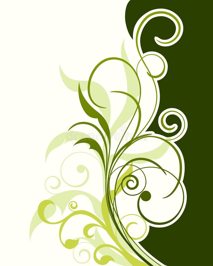 Floral background stock illustration