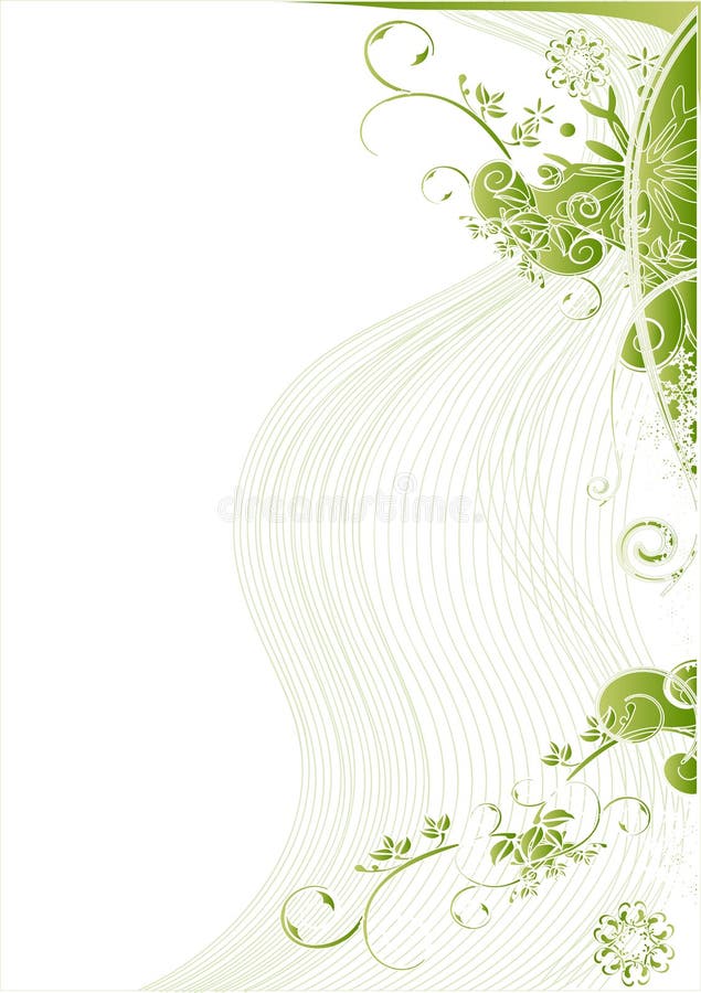 Floral background vector illustration