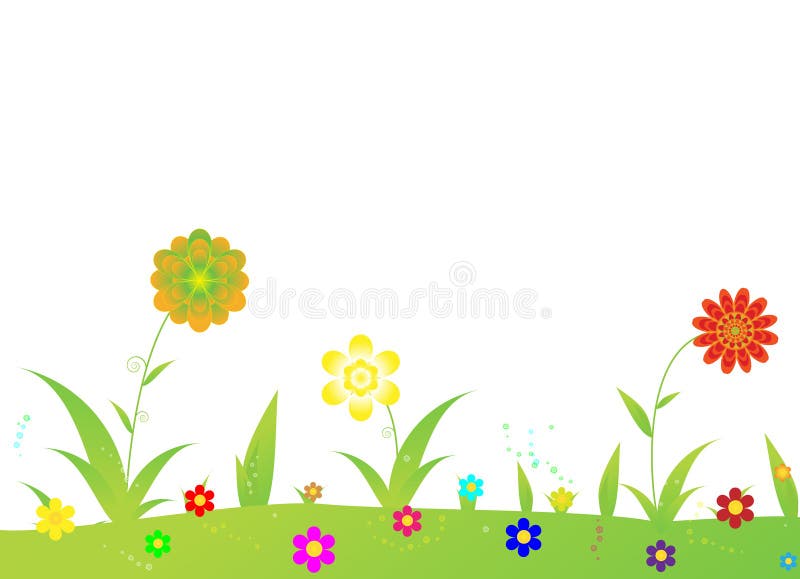 Floral background stock vector. Illustration of insects - 3893106