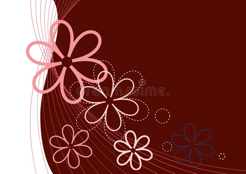 Floral background.POstcard stock vector. Illustration of blossom 13968522