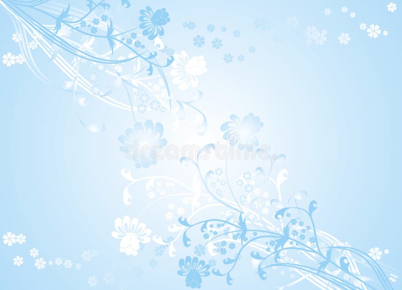 Floral background, vector