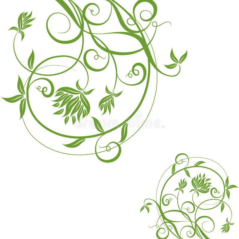 Floral background, vector stock vector. Illustration of pattern - 5456373