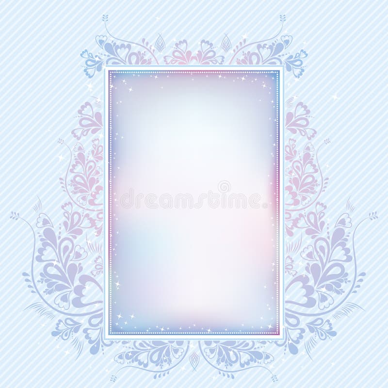 Floral background, vector stock vector. Illustration of card - 6237926
