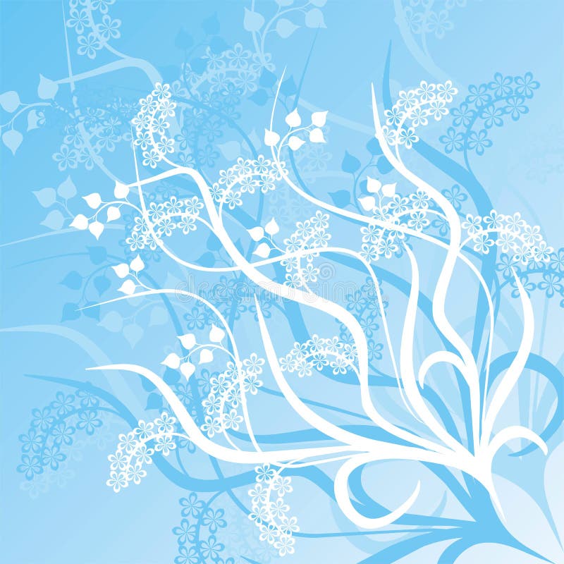 Floral background, vector