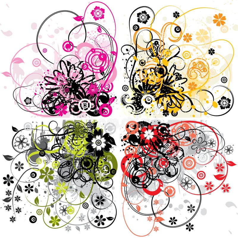 Floral Backgrounds Vector Stock Vector Illustration Of Pattern 4107185