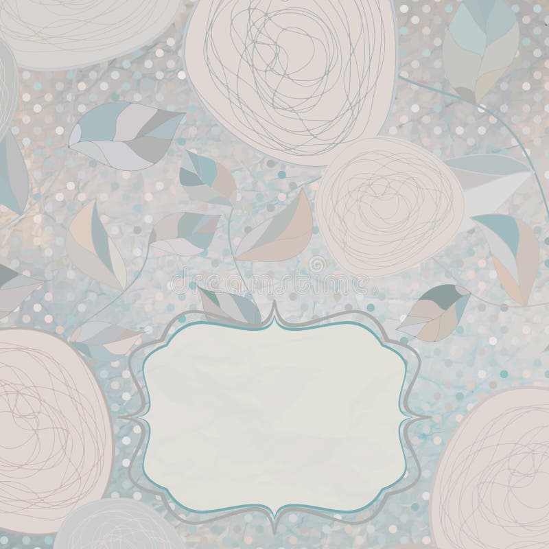 Floral backgrounds with vintage roses. EPS 8