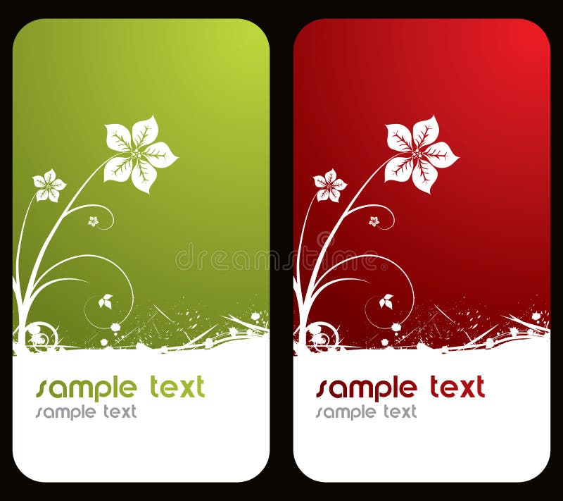 Floral business cards