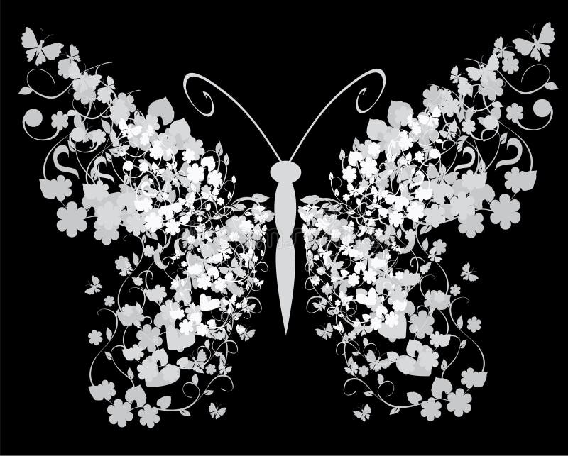 Floral butterfly