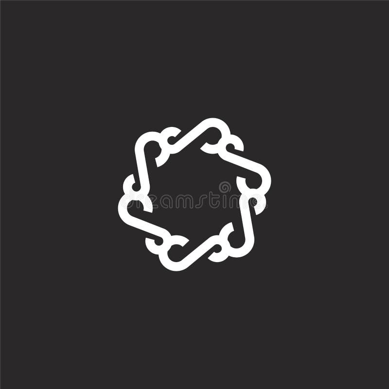 Floral Design Icon. Filled Floral Design Icon for Website Design and ...