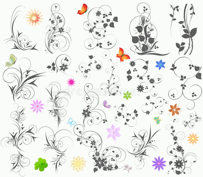 Floral elements