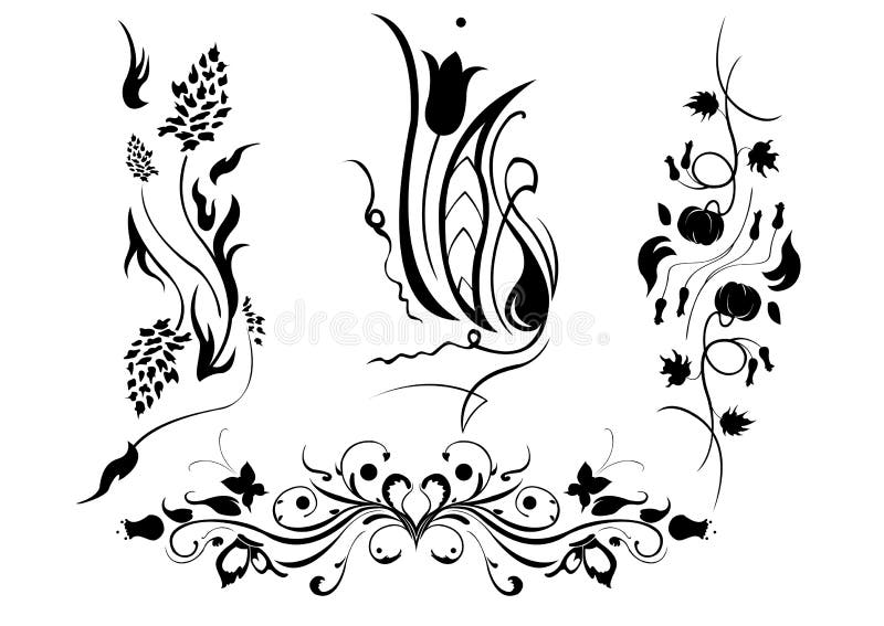 Floral elements