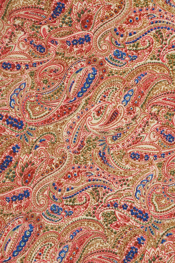 Floral Fabric Texture royalty free stock photography