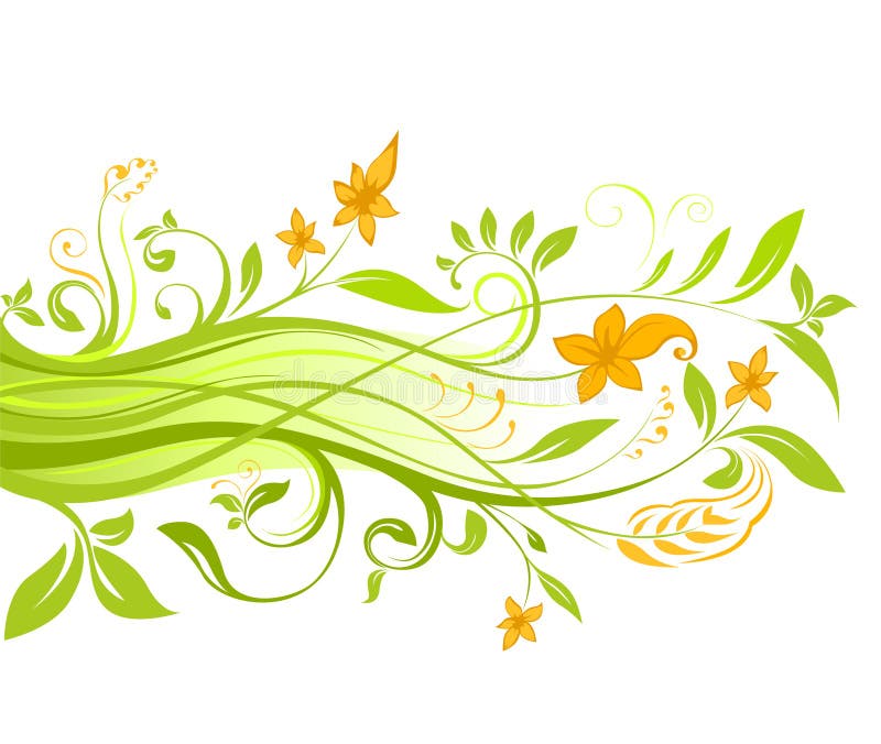 Floral-1 illustration stock