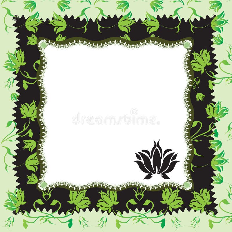 Floral frame