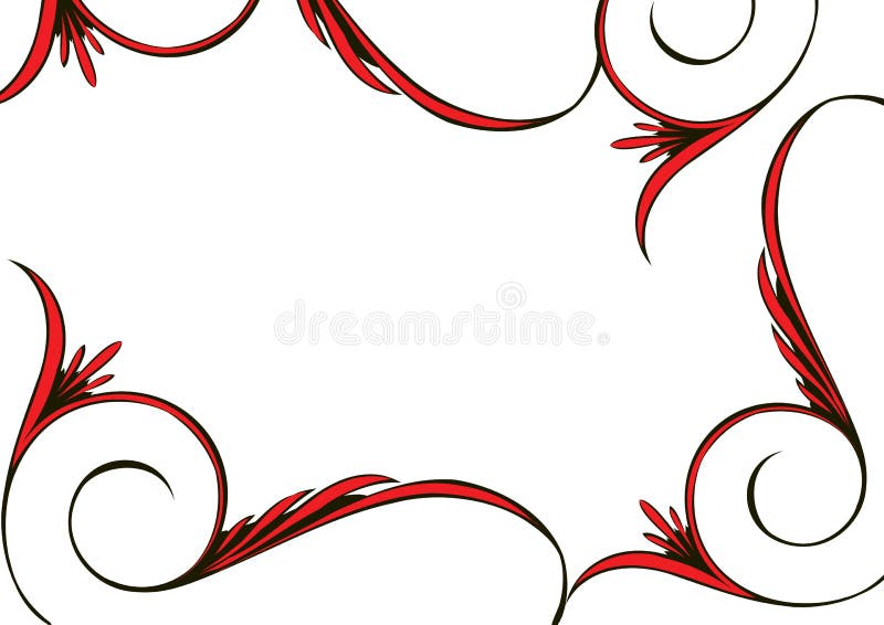 Art Deco floral frame stock vector. Illustration of decoration 6303327