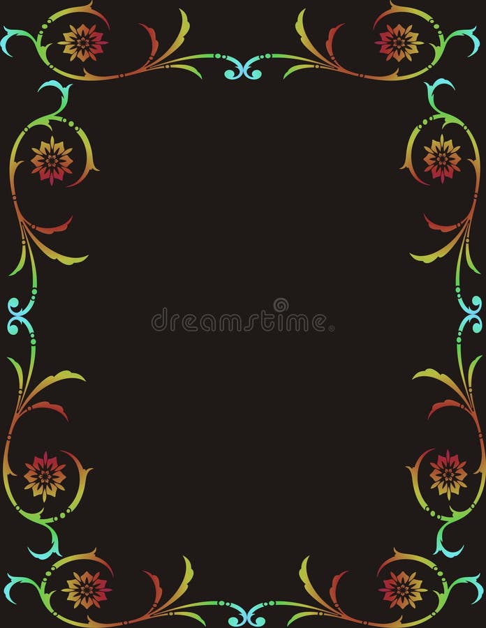 Floral frame