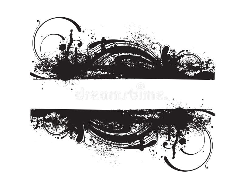 Silhouette Music Notes Background Stock Illustration - Illustration of ...