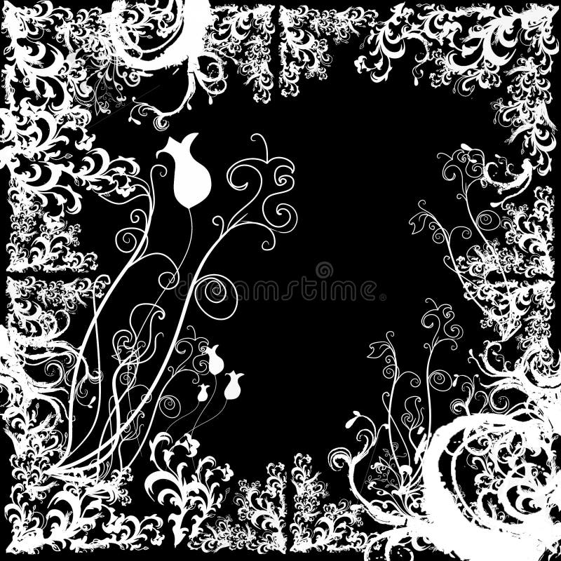 floral grunge στοιχείων συνόρων τυπ&omicr ελεύθερη απεικόνιση δικαιώματος floral grunge στοιχείων συνόρων τυπ&omicr ελεύθερη απεικόνιση δικαιώματος