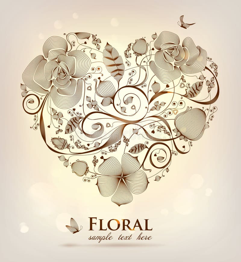 Floral heart
