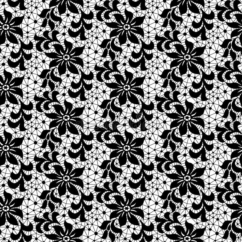 Floral lace pattern stock vector. Illustration of flowers - 41855797