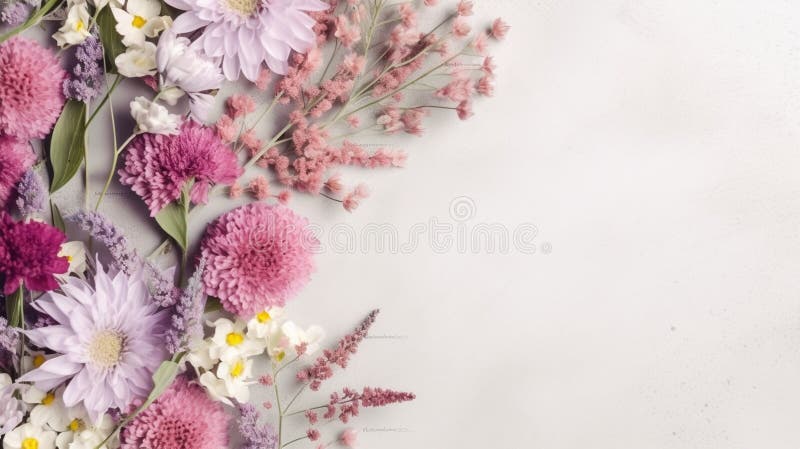 Floral layout creative flower composition Wreath framefrom lilac 1690446468150 4