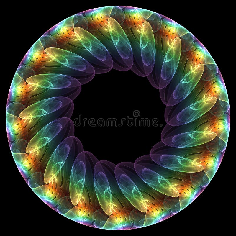 Floral Mandala royalty free illustration