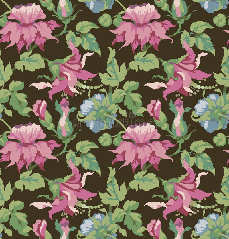 Floral ornament stock illustration