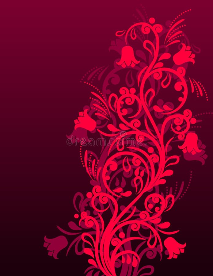 Floral ornate background