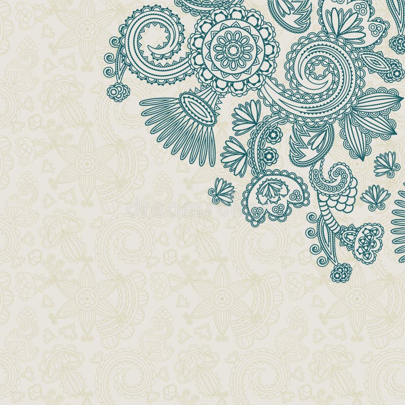 Seamless Floral Pattern Background Stock Vector - Illustration of ...