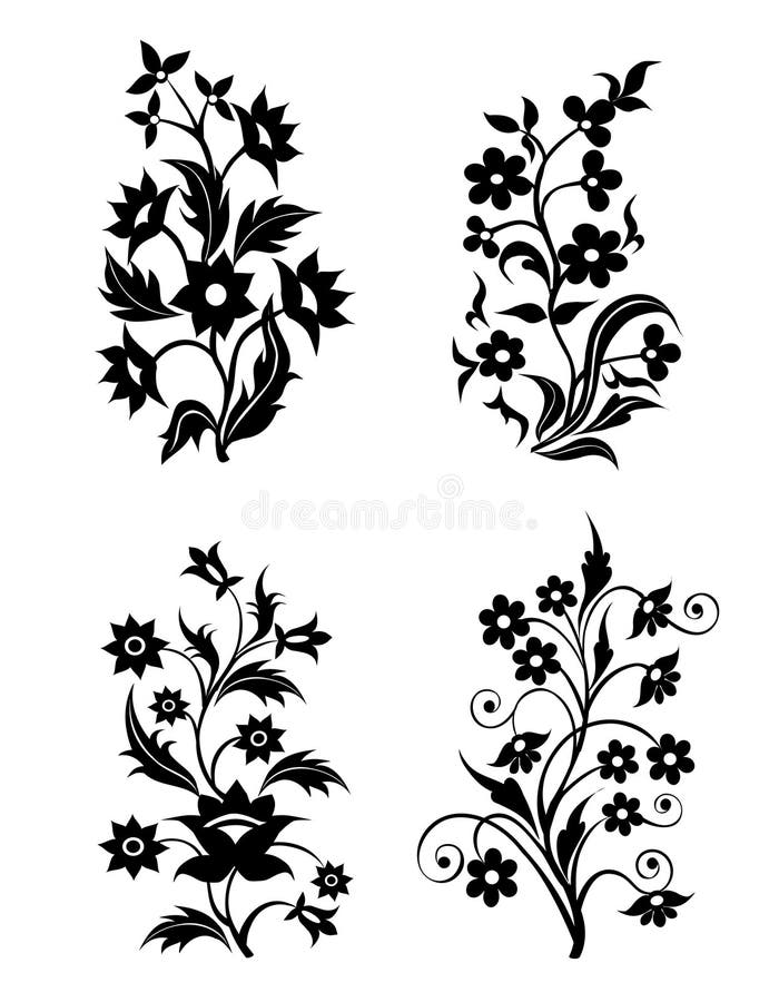 Floral Pattern -Vector stock vector. Illustration of high - 41376763