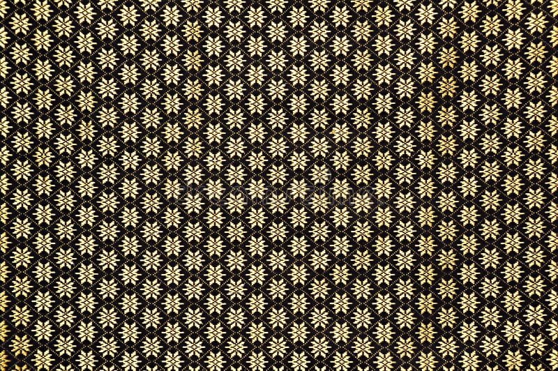 Seda tela textura pequeno dorado flor patrón.